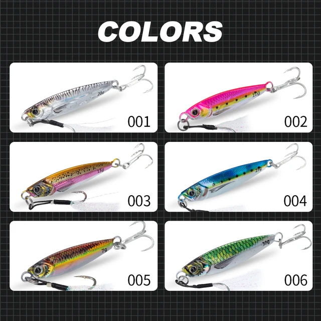 Señuelo de Pesca Metálico Hunthouse, 7g-80g, · Señuelos