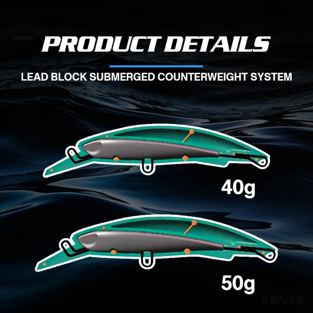 Señuelo de Pesca Submarina Fjord Heavy Minnow 90S