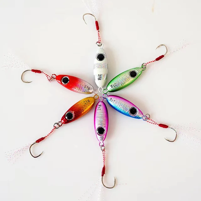 Señuelos de pesca de Metal, cebo de Jigging de · Señuelos