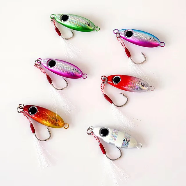 Señuelos de pesca de Metal, cebo de Jigging de · Señuelos