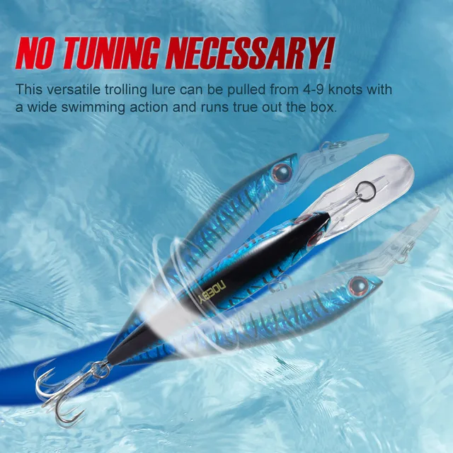 Señuelos de Pesca NOEBY Trolling, Artificiales para Atún y Mar