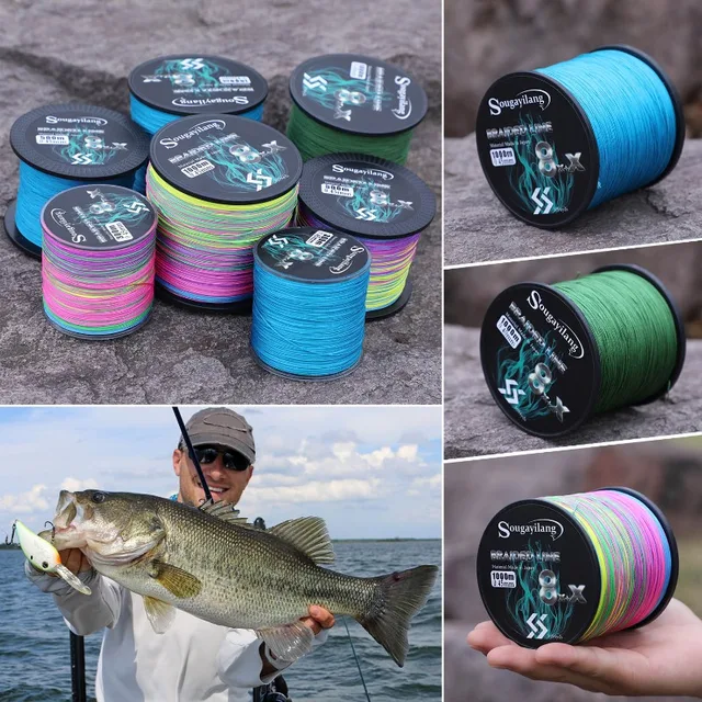 Sougayilang nueva línea de Pesca de PE de 9 · Líneas de pesca