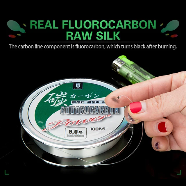 ZUKIBO fluorocarbono 100℅ japón,pesca · Líneas de pesca