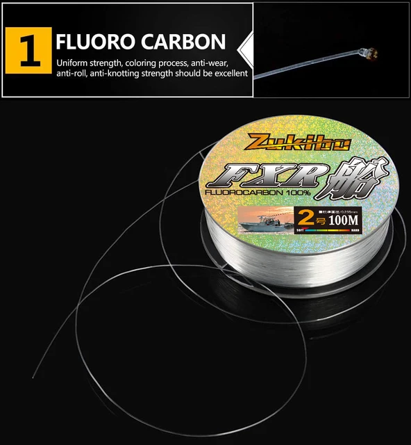 ZUKIBO Original FXR Boat Shore 100% · Líneas de pesca