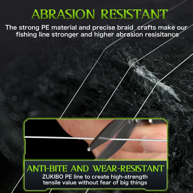 ZUKIBO-sedal de pesca con Nano trenza láser · Líneas de pesca